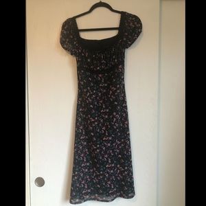 urban outfitters floral midi dress